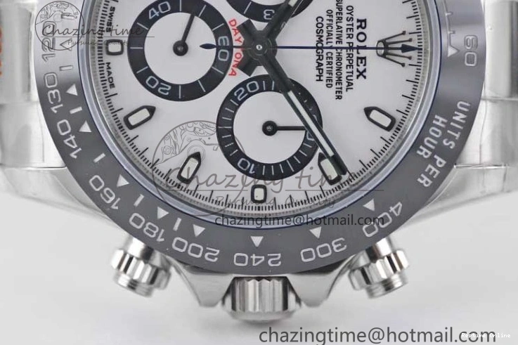 0120 ModernLook Daytona 116500 SS TWF 1:1 Best Edition 904L Steel White Dial on SS Bracelet A 2408